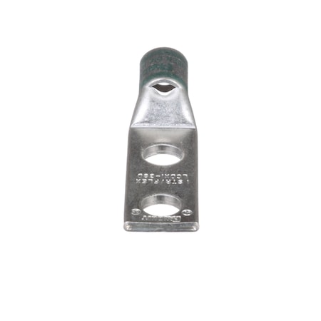 Panduit One-Hole Compression Lug, 1 AWG Max, Standard Barrel, Copper, Green LCDX1-38D-X